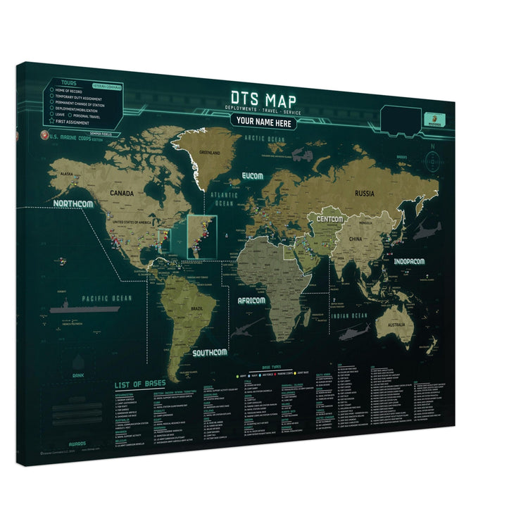 Veteran Command | Custom Military Journey Maps | DTS Map – Veteran Command