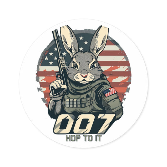 Hop to it Hero Sticker