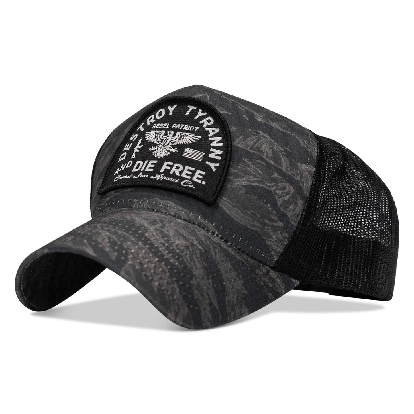 Destroy Tyranny Die Free Patch Five Panel Breacher Snapback Hat