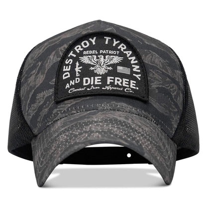Destroy Tyranny Die Free Patch Five Panel Breacher Snapback Hat