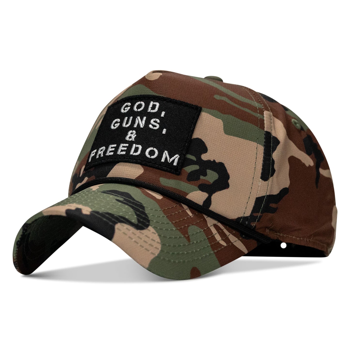God, Guns, And Freedom Patch Weekender Snapback Hat