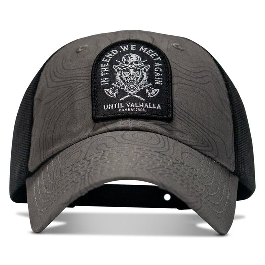 In The End, We Meet Again - Until Valhalla Patch Tactical Ripstop Mesh Snapback Hat