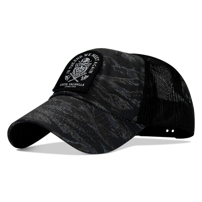 In The End, We Meet Again - Until Valhalla Patch Tactical Ripstop Mesh Snapback Hat