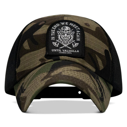 In The End, We Meet Again - Until Valhalla Patch Tactical Ripstop Mesh Snapback Hat
