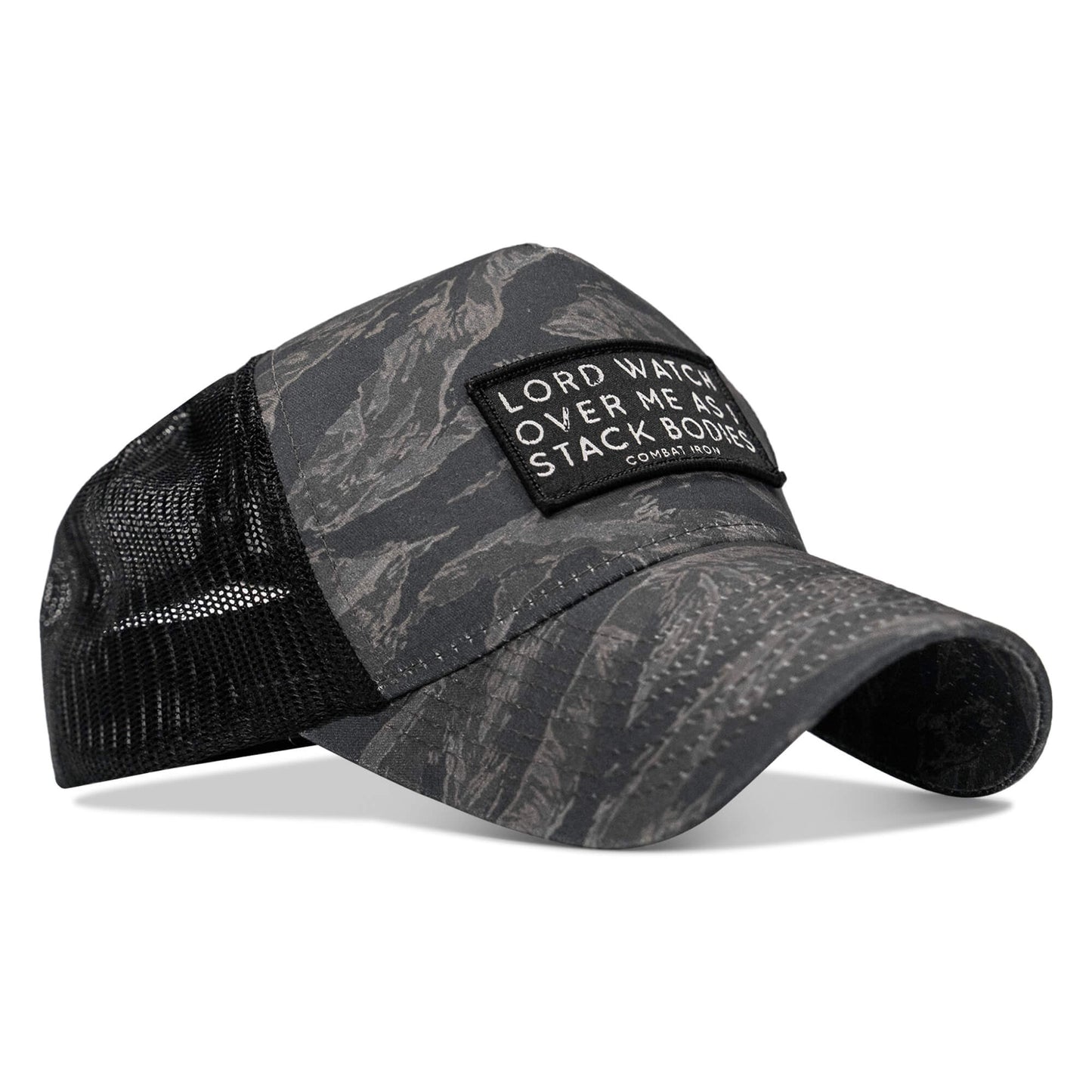 Lord Watch Over Me As I Stack Bodies Patch Five Panel Breacher Snapback Hat