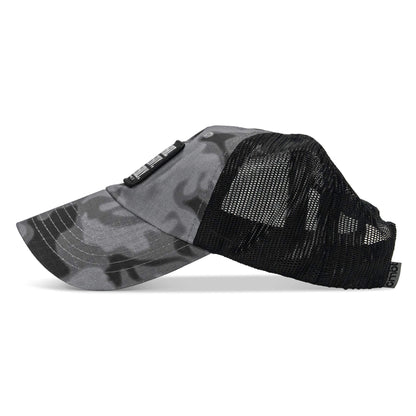 Pray Hard. Lift Heavy. Stay Deadly. Patch Tactical Ripstop Mesh Snapback Hat